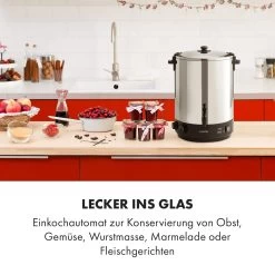 KonfiStar 40 Einkochautomat Getränkespender 2500W 40L Edelstahl -Klarstein 10033524 de 0002 logo