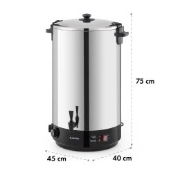 KonfiStar 60 Einkochautomat Getränkespender 2500W 60L 110°C 120min -Klarstein 10033526 yy 0010 logo