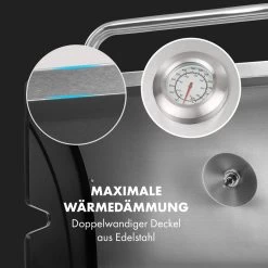 Gazooka 3.0T BBQ Grill 3x3kW Brenner 4 Rollen Edelstahl -Klarstein 10033533 de 0007 logo