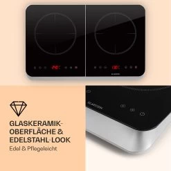 InnoChef Induktionskochfeld 3400W Touch Control Glaskeramik -Klarstein 10033593 de 0003 logo