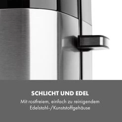 Arabica Toaster 920W LED-Display Touch-Bedienfeld Edelstahl -Klarstein 10033728 de 0008 logo