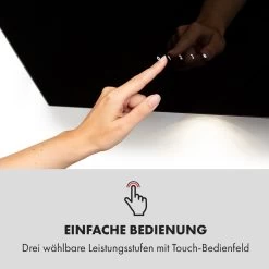 Alina Dunstabzugshaube 90cm 600 M³/h LED-Display Ambientelicht Schwarz -Klarstein 10034106 de 0004 logo