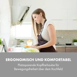 Alina Dunstabzugshaube 90 Cm 600 M³/h Ambientelicht Glasfront Weiß -Klarstein 10034107 de 0008 logo