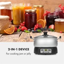 Jam Session Marmeladen- Und Geleekocher 1000W 2 Automatikprogramme 13 Jam Session Marmeladen- Und Geleekocher 1000W 2 Automatikprogramme -Klarstein 10034109 yy 0003 logo Klarstein Jam Session Marmeladen und Geleekocher