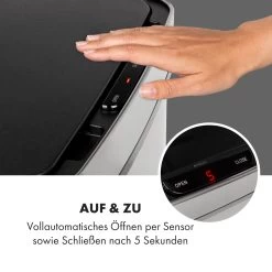 Touchless Müllsammler Sensor 72L 4 Behälter ABS PP Edelstahl Gebürstet -Klarstein 10034128 de 0007 logo
