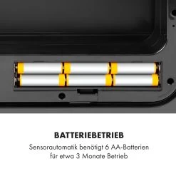 Touchless Müllsammler Sensor 72L 4 Behälter ABS PP Edelstahl Gebürstet -Klarstein 10034128 de 0009 logo