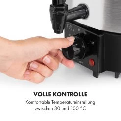 Biggie Eco Einkochautomat & Getränkespender 1000W 30-100°C Zapfhahn 9l -Klarstein 10034147 de 0003 logo