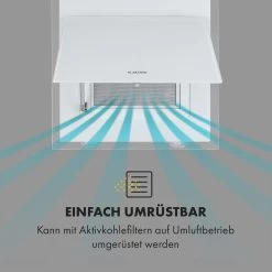 Mirage 60 Dunstabzugshaube 550 M³/h Touch-Panel Ambient EEC A++ Weiß 18 Mirage 60 Dunstabzugshaube 550 M³/h Touch-Panel Ambient EEC A++ Weiß -Klarstein 10034151 de 0006 logo