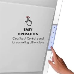 Mirage 60 Dunstabzugshaube 550 M³/h Touch-Panel Ambient EEC A++ Weiß 21 Mirage 60 Dunstabzugshaube 550 M³/h Touch-Panel Ambient EEC A++ Weiß -Klarstein 10034151 yy 0009 logo Klarstein Mirage 60 Dunstabzugshaube 60cm weiss