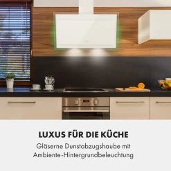 Mirage 90 Dunstabzugshaube 550 M³/h Touch-Panel Ambient EEC A++ Weiß 14 Mirage 90 Dunstabzugshaube 550 M³/h Touch-Panel Ambient EEC A++ Weiß -Klarstein 10034152 de 0002 logo