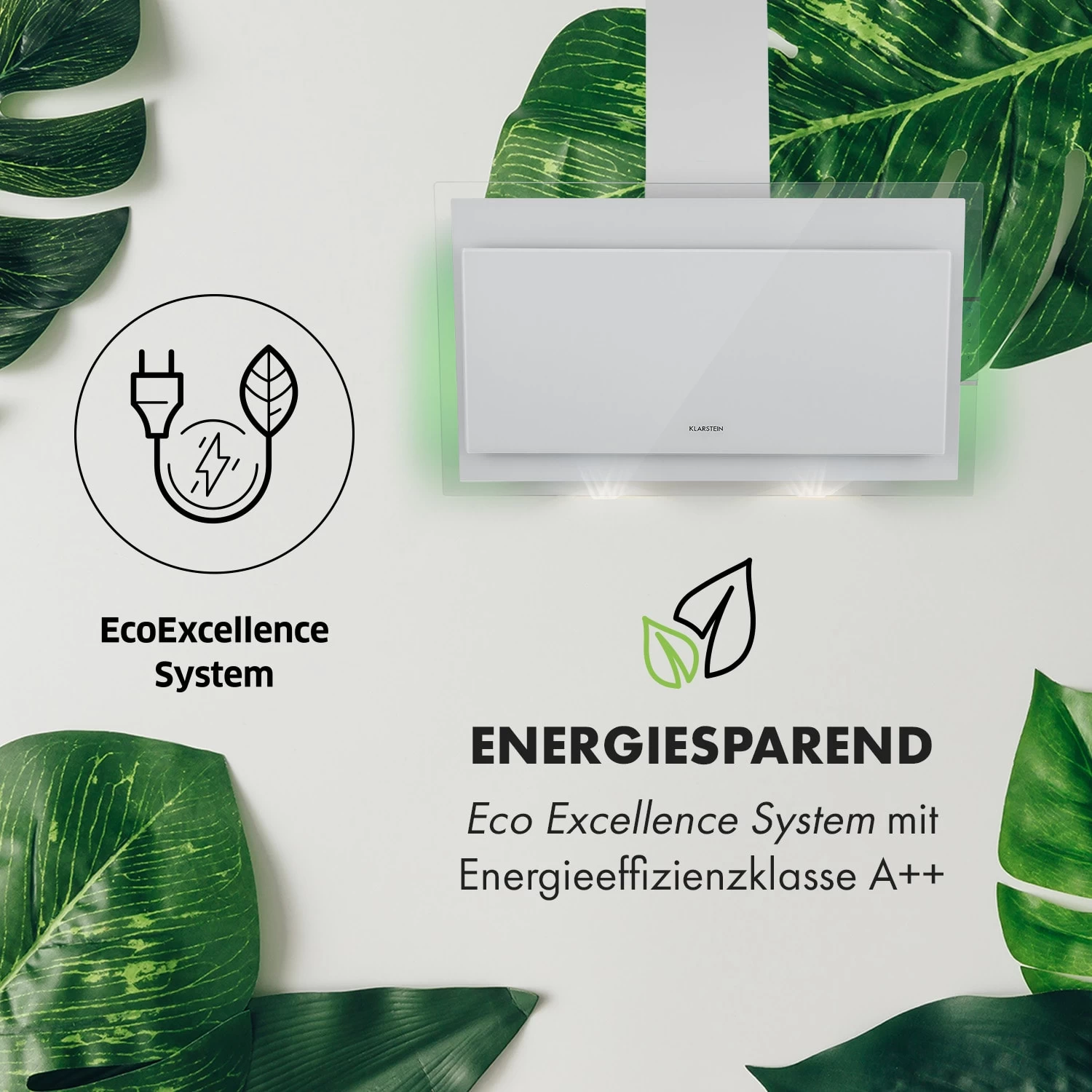 Mirage 90 Dunstabzugshaube 550 M³/h Touch-Panel Ambient EEC A++ Weiß 6 Mirage 90 Dunstabzugshaube 550 M³/h Touch-Panel Ambient EEC A++ Weiß – Bild 4