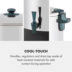 KonfiStar 60 Digital Einkocher Getränkespender 2500W 60L 100°C 180min -Klarstein 10034241 yy 0005 logo Digital Food Preserver 60L