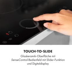 Delicatessa 80 Einbaukochfeld Induktion 3 Zonen 7400W Glaskeramik -Klarstein 10034243 de 0005 logo