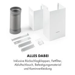 Sofia 60 Dunstabzugshaube Kopffrei 300 M³/h Touch-Control Glasfront -Klarstein 10034259 de 0008 logo