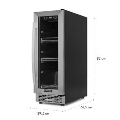 Beerlager 56 Getränkekühlschrank 56l 20 Fl. Glastür Touch-Bedienfeld Edelstah -Klarstein 10034269 yy 0008 logo