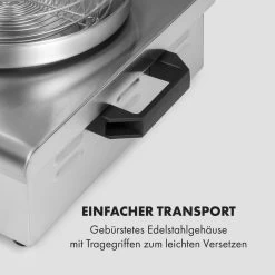 Wurstfabrik 450 Hot Dog Maker 450W 5L 30-100°C Glas Edelstahl -Klarstein 10034450 de 0006 logo