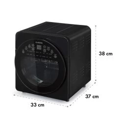 AeroVital Easy Touch Heißluftfritteuse 1700W 14l Timer 16 Programme Schwarz -Klarstein 10034452 yy 0008 logo Klarstein AeroVital easy touch Fritteuse schwarz