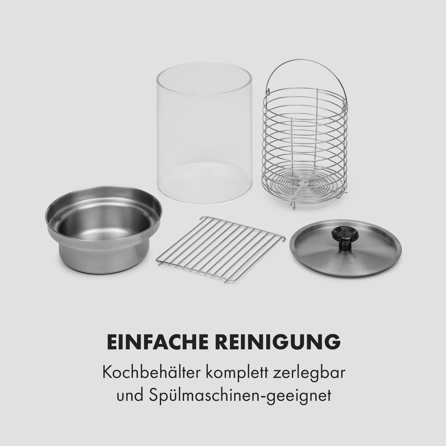 Wurstfabrik 600 Hot Dog Maker 600W 3 Spieße 5L 30-100°C Glas Edelstahl 11 Wurstfabrik 600 Hot Dog Maker 600W 3 Spieße 5L 30-100°C Glas Edelstahl – Bild 9