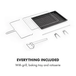 Masterchef 45 Mini-Backofen 45l 2000W 100-230 °C Timer Schwarz -Klarstein 10034496 yy 0008 logo Klarstein Masterchef 45 Mini Backofen 45l schwarz