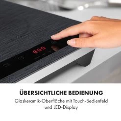 Varicook Steel Induktionskochfeld 3100W 10 Leistungsstufen Topfsensor -Klarstein 10034504 de 0005 logo