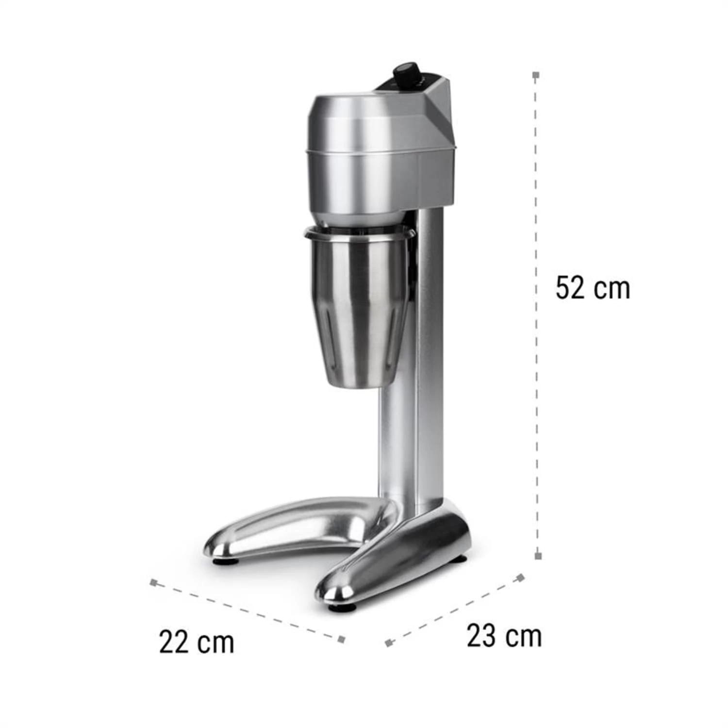 Kraftprotz Milchshake-Mixer Proteinshake 300W Stufenlos Edelstahl 11 Kraftprotz Milchshake-Mixer Proteinshake 300W Stufenlos Edelstahl – Bild 9