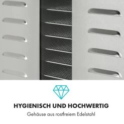 Master Jerky 550 Dörrautomat 2400W 40-90 °C 24h-Timer Edelstahl Silber 16 Master Jerky 550 Dörrautomat 2400W 40-90 °C 24h-Timer Edelstahl Silber -Klarstein 10034546 de 0007 logo