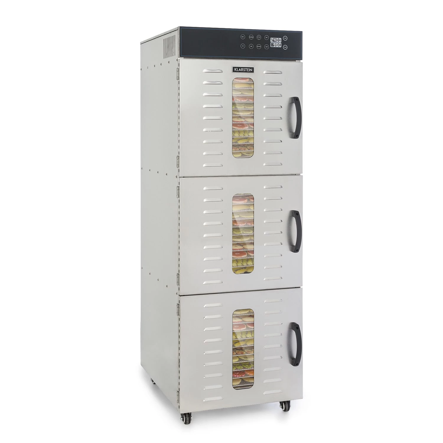 Master Jerky 550 Dörrautomat 2400W 40-90 °C 24h-Timer Edelstahl Silber 3 Master Jerky 550 Dörrautomat 2400W 40-90 °C 24h-Timer Edelstahl Silber