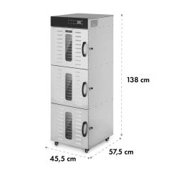 Master Jerky 550 Dörrautomat 2400W 40-90 °C 24h-Timer Edelstahl Silber 17 Master Jerky 550 Dörrautomat 2400W 40-90 °C 24h-Timer Edelstahl Silber -Klarstein 10034546 yy 0008 dimensions