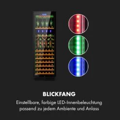 First Class 129 Weinkühlschrank 4 Dispenser 129Fl 5-22°C Touch Glastür -Klarstein 10034565 de 0004 logo