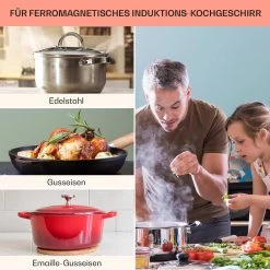 EasyCook Domino Keramikkochfeld 3000W Drehregler Schwarz 17 EasyCook Domino Keramikkochfeld 3000W Drehregler Schwarz -Klarstein 10034603 de 0007 usp