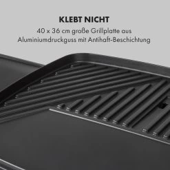 Gatsby Elektrogrill 2000W Antihaft-Grillfläche Seitentische 14 Gatsby Elektrogrill 2000W Antihaft-Grillfläche Seitentische -Klarstein 10034707 de 0004 logo
