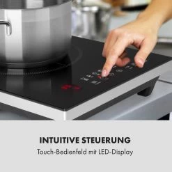 Cook N Roll Induktionskochfeld 2000W Timer 10 Stufen Bratenthermometer -Klarstein 10034708 de 0006 logo