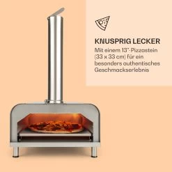Diavolo Pizza-Pelletofen Inkl. Pizzastein Thermometer Edelstahl 11 Diavolo Pizza-Pelletofen Inkl. Pizzastein Thermometer Edelstahl -Klarstein 10034709 de 0003 logo