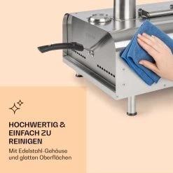 Diavolo Pizza-Pelletofen Inkl. Pizzastein Thermometer Edelstahl 13 Diavolo Pizza-Pelletofen Inkl. Pizzastein Thermometer Edelstahl -Klarstein 10034709 de 0005 logo