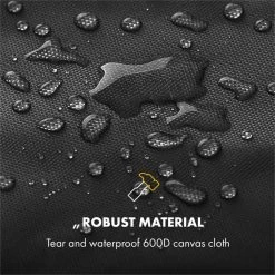 Tomahawk Wetterschutzhaube 600D Canvas 30/70% PE/PVC Schwarz -Klarstein 10034713 yy 0003 logo Klarstein Tomahawk Wetterschutzhaube 140cm