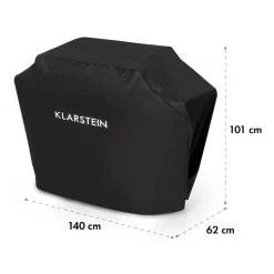 Tomahawk Wetterschutzhaube 600D Canvas 30/70% PE/PVC Schwarz -Klarstein 10034713 yy 0007 logo Klarstein Tomahawk Wetterschutzhaube 140cm