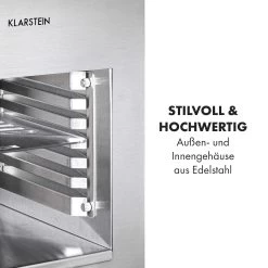 Hannibal Hochtemperaturgrill Indoor 2.200W 850°C Edelstahl Silber -Klarstein 10034803 de 0007 logo