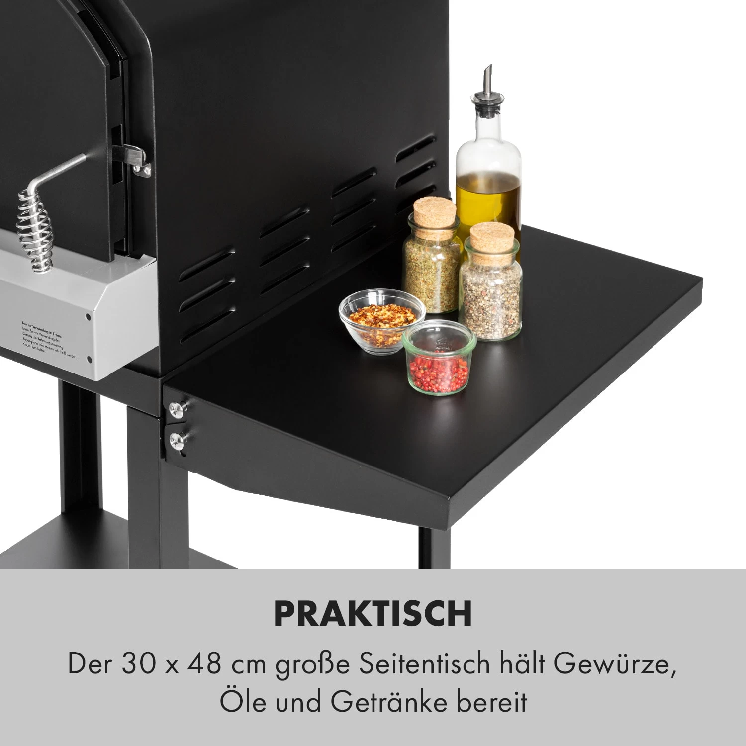 Pizzaiolo Pro Pizza-Gasgrill 76x143x66cm Schamottestein Stahl Mobil 6 Pizzaiolo Pro Pizza-Gasgrill 76x143x66cm Schamottestein Stahl Mobil – Bild 4