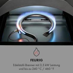 Pizzaiolo Pro Pizza-Gasgrill 76x143x66cm Schamottestein Stahl Mobil 16 Pizzaiolo Pro Pizza-Gasgrill 76x143x66cm Schamottestein Stahl Mobil -Klarstein 10034844 de 0005 logo