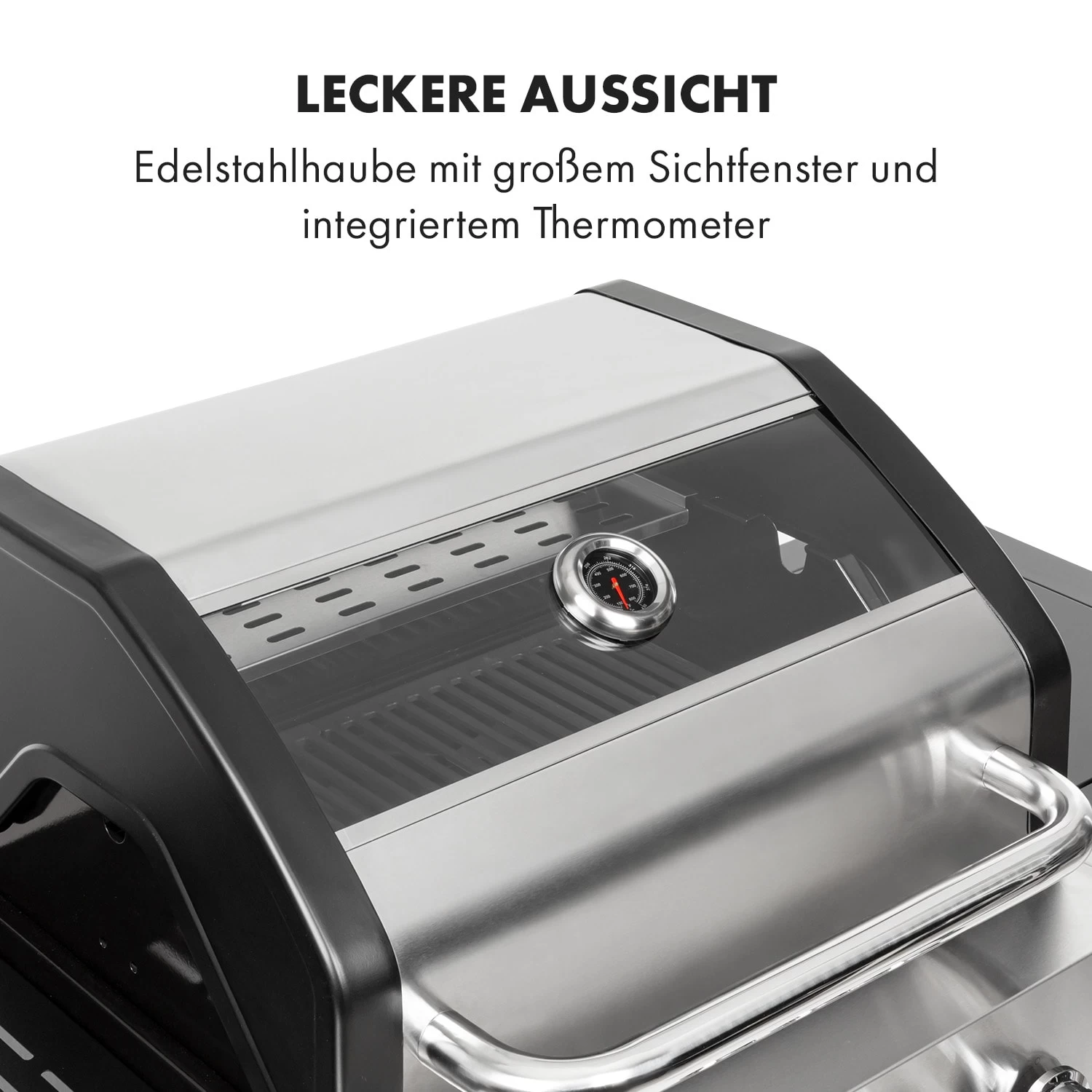 Valkyrie Gasgrill 3x3,2 + 2,9 KW Sichtfenster 54x42 Cm Grill Edelstahl 5 Valkyrie Gasgrill 3x3,2 + 2,9 KW Sichtfenster 54x42 Cm Grill Edelstahl – Bild 3