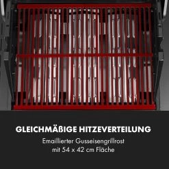 Valkyrie Gasgrill 3x3,2 + 2,9 KW Sichtfenster 54x42 Cm Grill Edelstahl 19 Valkyrie Gasgrill 3x3,2 + 2,9 KW Sichtfenster 54x42 Cm Grill Edelstahl -Klarstein 10034845 de 0008 logo