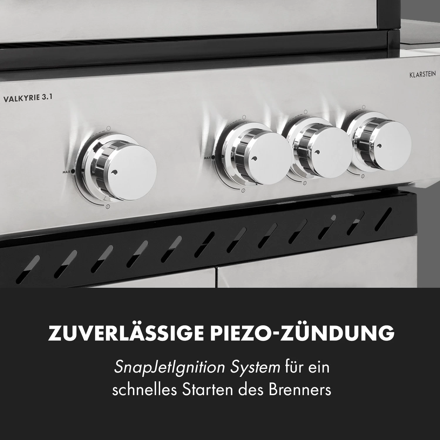 Valkyrie Gasgrill 3x3,2 + 2,9 KW Sichtfenster 54x42 Cm Grill Edelstahl 11 Valkyrie Gasgrill 3x3,2 + 2,9 KW Sichtfenster 54x42 Cm Grill Edelstahl – Bild 9