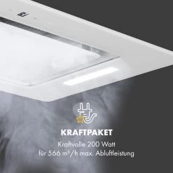 Hektor Eco Dunstabzugshaube Lüfterbaustein 52 Cm 566 M³/h Touch Glas -Klarstein 10034865 de 0003 logo