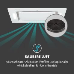 Hektor Eco Dunstabzugshaube Lüfterbaustein 52 Cm 566 M³/h Touch Glas -Klarstein 10034865 de 0005 logo