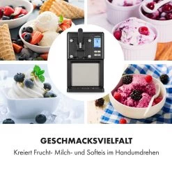 Sweet Sundae Eiscrememaschine Kompressor 1,5l Edelstahl Schwarz 15 Sweet Sundae Eiscrememaschine Kompressor 1,5l Edelstahl Schwarz -Klarstein 10034911 de 0004 logo