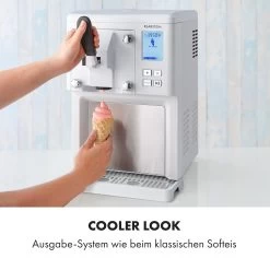 Sweet Sundae Eiscrememaschine Kompressor 1,5l Edelstahl Weiß -Klarstein 10034912 de 0003 logo