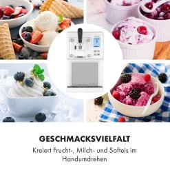 Sweet Sundae Eiscrememaschine Kompressor 1,5l Edelstahl Weiß -Klarstein 10034912 de 0004 logo