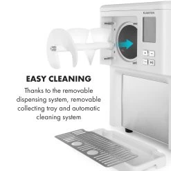 Sweet Sundae Eiscrememaschine Kompressor 1,5l Edelstahl Weiß -Klarstein 10034912 uk 0008 logo Klarstein Sahnehaeubchen Eiscrememaschine weiss