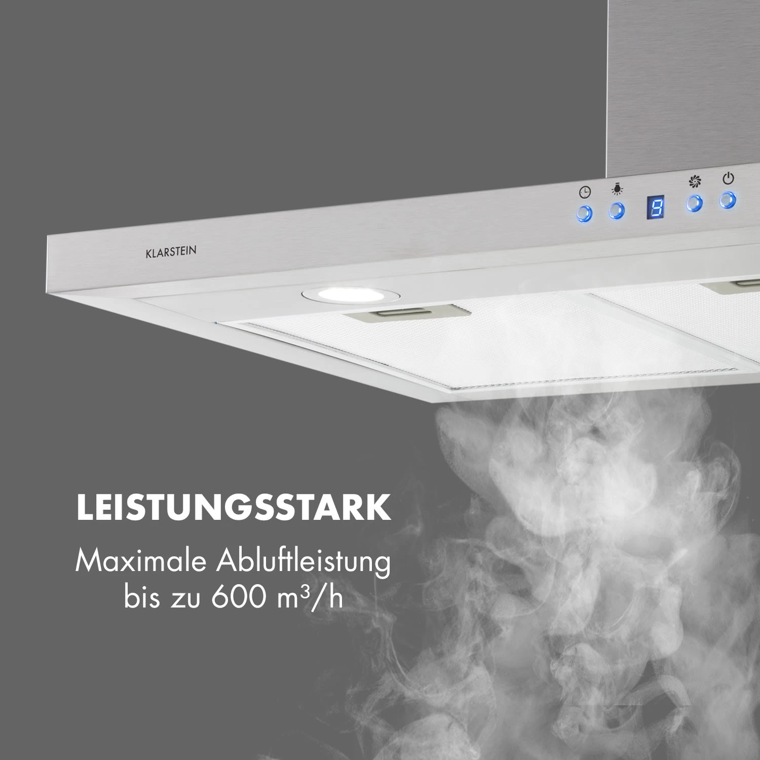 Limelight Dunstabzugshaube 90cm Wandhaube 600m³/h Edelstahl 5 Limelight Dunstabzugshaube 90cm Wandhaube 600m³/h Edelstahl – Bild 3
