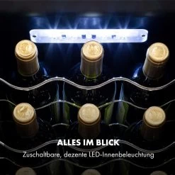 Shiraz 15 Slim Uno Weinkühlschrank 44l Touch-Bedienfeld 5-18°C 17 Shiraz 15 Slim Uno Weinkühlschrank 44l Touch-Bedienfeld 5-18°C -Klarstein 10035025 de 0006 logo